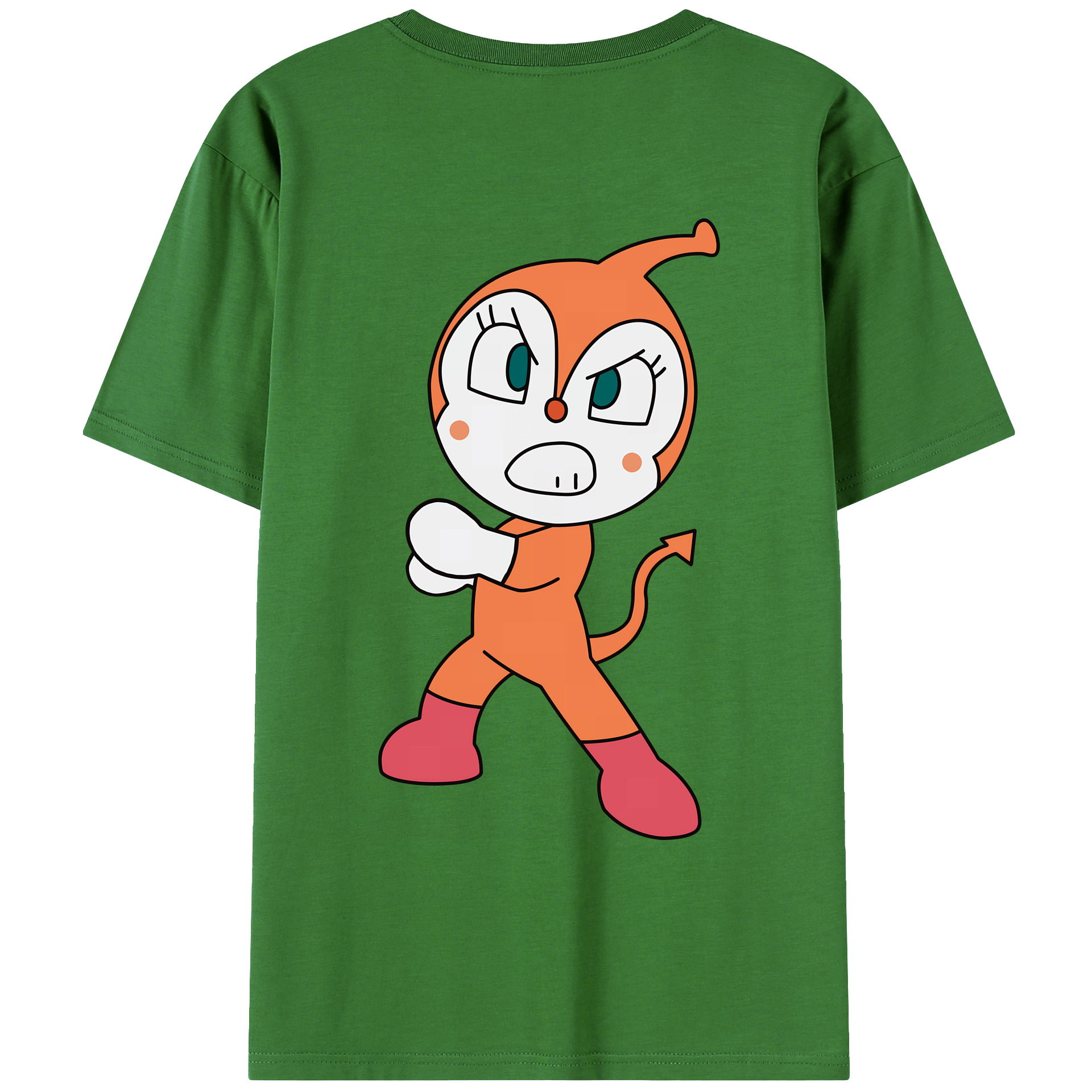 （画像用） アンパンマン Anpanman レディース半袖Tシャツ(バックプリント)